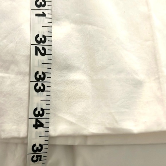 Milly,Luxury Clothier, White Belled Pants Made From Rich Italian Fabric, EUC, 2 - Picture 8 of 10